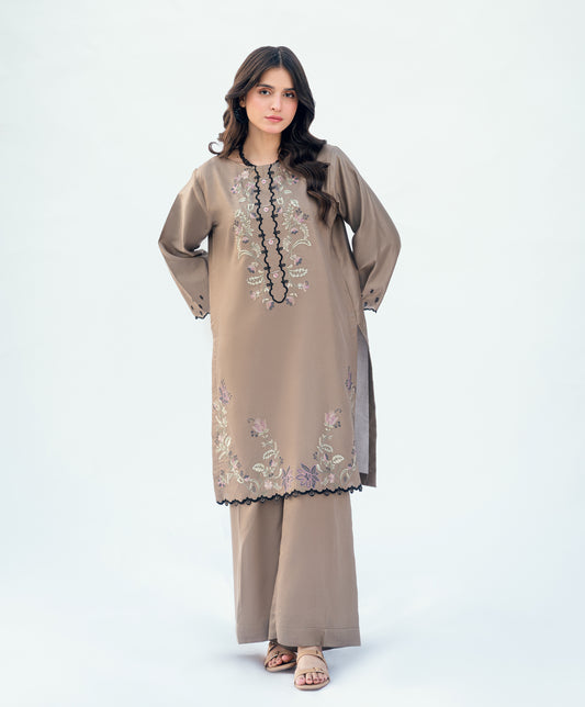 Muted Garden | 2 pc Stitched