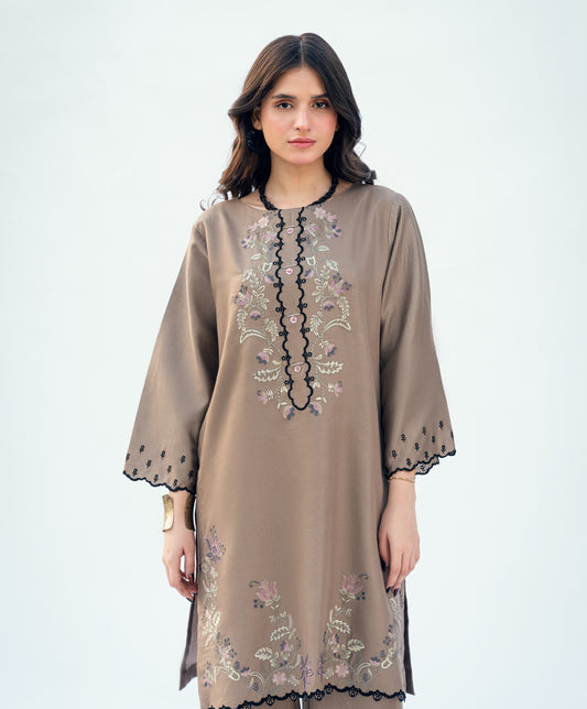 Muted Garden | 2 pc Stitched