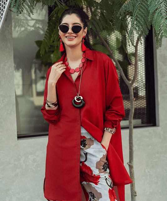 Scarlet Garden Stitched (2-Piece)
