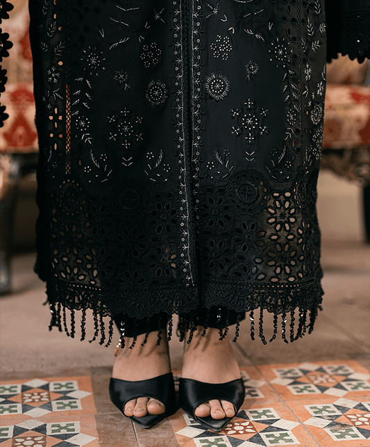 Kaali Ghataa Unstitched Embroidered Suit (3-Piece)