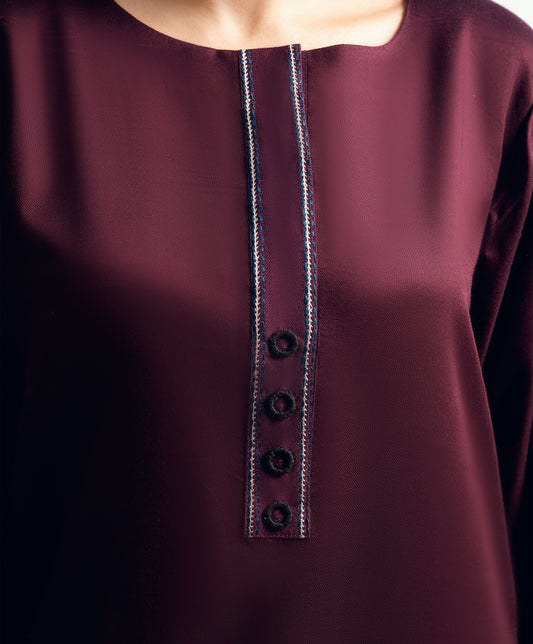 Garnet Gush | 2 pc Stitched