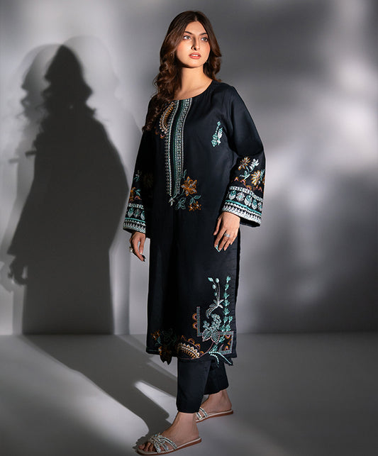 KEP-05-BLACK DOBBY STITCHED 2PC